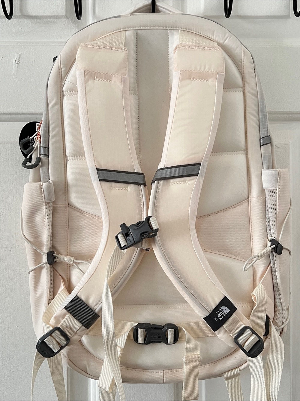 The North Face Borealis Luxe Backpack Gardenia White Metallic Womens OS NEW - Picture 5 of 10
